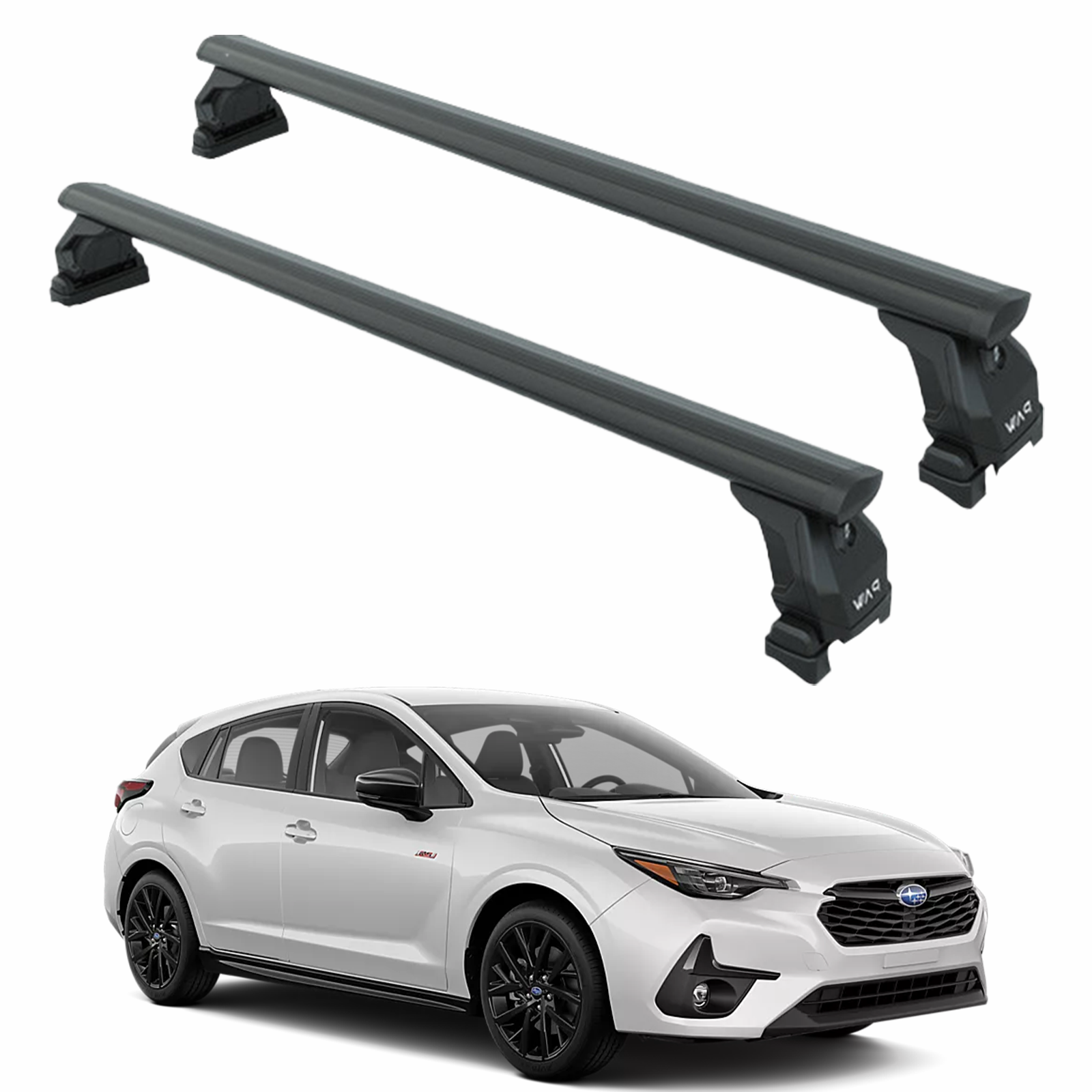For Subaru Impreza Hatcbach 2024-2025 Roof Rack Cross Bar Fix Point Pro Fix Black For Subaru Impreza Hatcbach 2024-2025 Roof Rack Cross Bar Fix Point Pro Fix Black